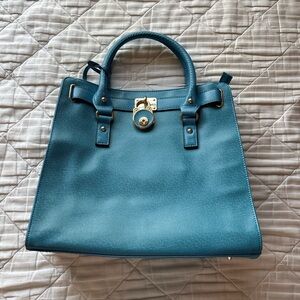 Elegant Blue Handbag